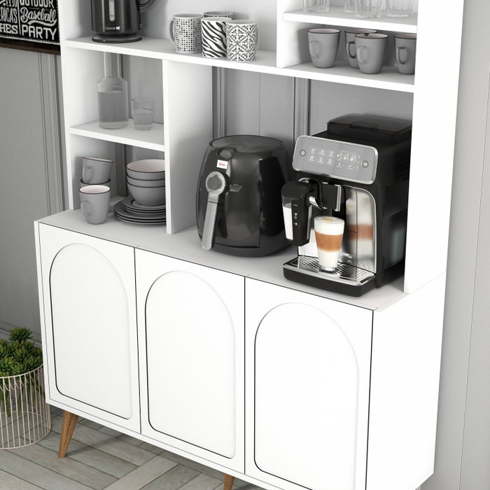 Hanah Home Lyon 120 Blanco y Nogal Hanah Home Lyon 120 Blanco y Nogal